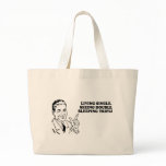 LIVING SINGLE - SEEING DOUBLE - SLEEPING TRIPLE T- TOTE BAGS