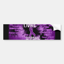 Living Strong Products Line Bumper Sticker