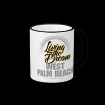 Living The Dream in West Palm Beach mugs