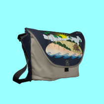 Living The Dream rickshaw messenger bags