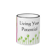 Living Your Potential Ringer Coffee Mug