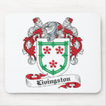 Livingston Family Crest Mouse Mat