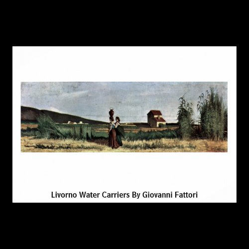 Livorno Water Carriers By Giovanni Fattori Posters
