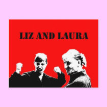 Liz and Laura Postcards postcards