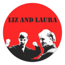 Liz and Laura Sticker (Che Style) by LizandLaura Liz and Laura Sticker (Che Style)
