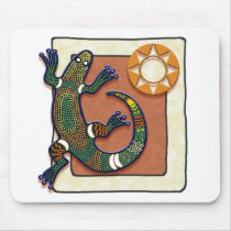 Lizard and Sun Mouse Pads