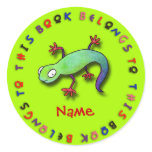 Lizard Back To School Stickers!