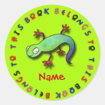 Lizard Back To School Stickers! stickers