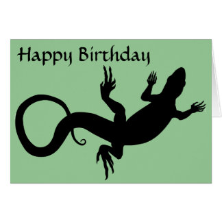 Lizard Birthday Cards | Zazzle