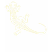 Lizard Dark T-Shirt by Noir_et_Blanc Lizard Dark T-Shirt
