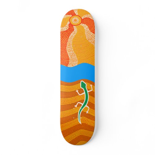 Lizard Drinking skateboard