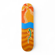 Lizard Drinking skateboard