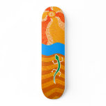 Lizard Drinking Skate Deck