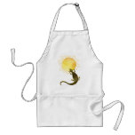 Lizard Holding the Sun aprons