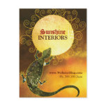 Lizard Holding the Sun: Business Promotion Card Post Cards