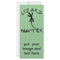 Lizard Hunter for Dogs and Pet Lovers Rack Card Design