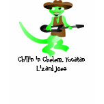 lizard joes Chillin in Chelem, Yucatan T Shirt
