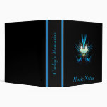 Lizard King Blue Fractal Custom Binder