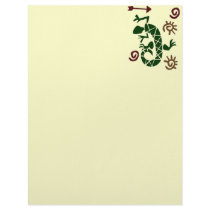 Lizard letterhead by talliktok_katauyak Lizard letterhead