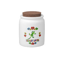 Lizard Lover Candy Jar