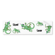 Lizard Pants Bumper Sticker