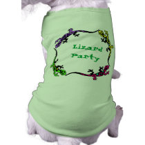 lizard Party pet clothing