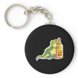 lizard with tequila keychains