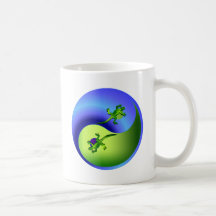 Lizard Yin Yang Mug