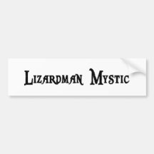 Lizardman Mystic Sticker Bumper Sticker