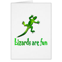Lizards are Fun cards