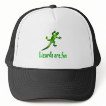 Lizards are Fun hats