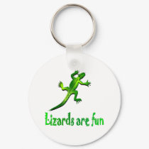 Lizards are Fun keychains