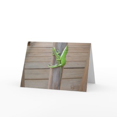 Lizards in Love - Save the Date Card by MyOtherPlanet