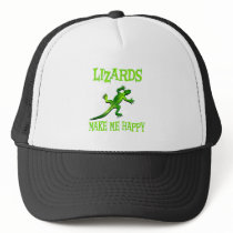 Lizards Make Me Happy Mesh Hat