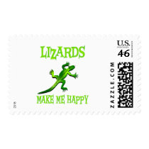 Lizards Make Me Happy Stamps