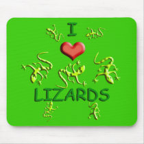 Lizards mousepad by whitetigerau Lizards mousepad