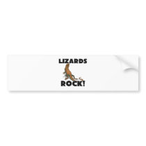 Lizards Rock bumper stickers