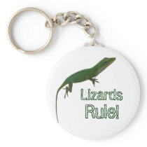 Lizards Rule! Keychain