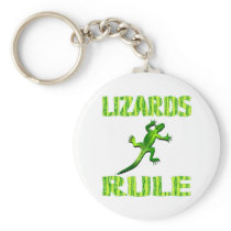 LIZARDS RULE KEYCHAIN