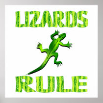 LIZARDS RULE Poster