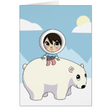 Lizzie and Frosting Card