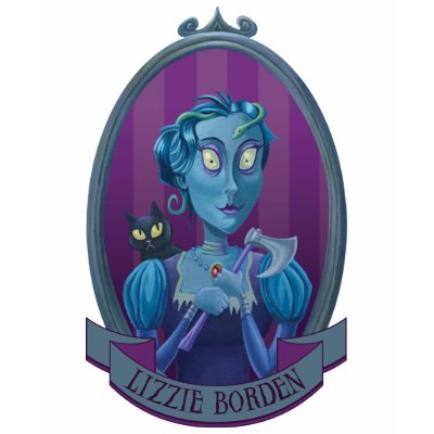 Lizzie Borden Tee Shirt by countdracula