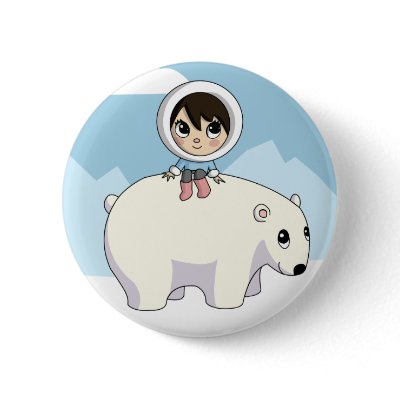 Lizzy and Frosting Pinback Buttons by ButtermilkBiscuits