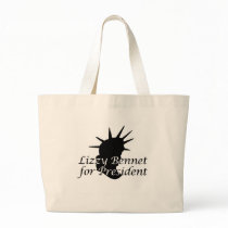 Lizzy Bennet for President Canvas Bag