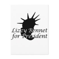 Lizzy Bennet for President Post Cards