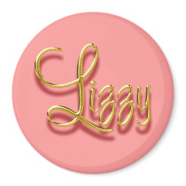 Lizzy gold Magnet