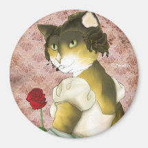 Lizzy Rose Cat magnet