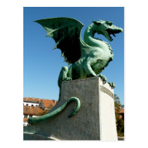 Ljubljana Dragon Postcard