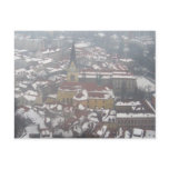 ljubljana winter church post cards