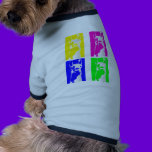 Llama Blocks in Bright Colors on everything pet clothing